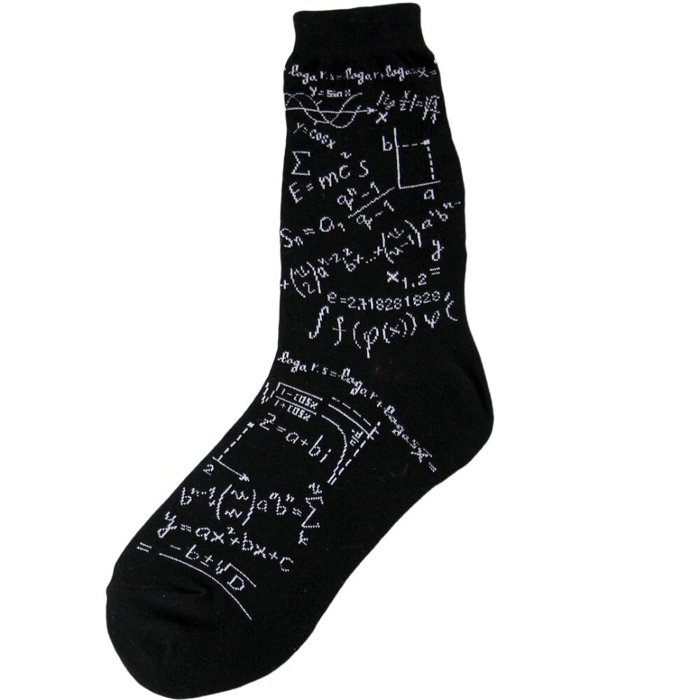Men's Math Equation Socks Science ModCloth Hot Topic